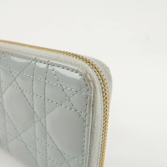 ❤️Authentic Christian Dior Canage Patent Leather Zippy Long Wallet❤️ - Picture 7 of 16